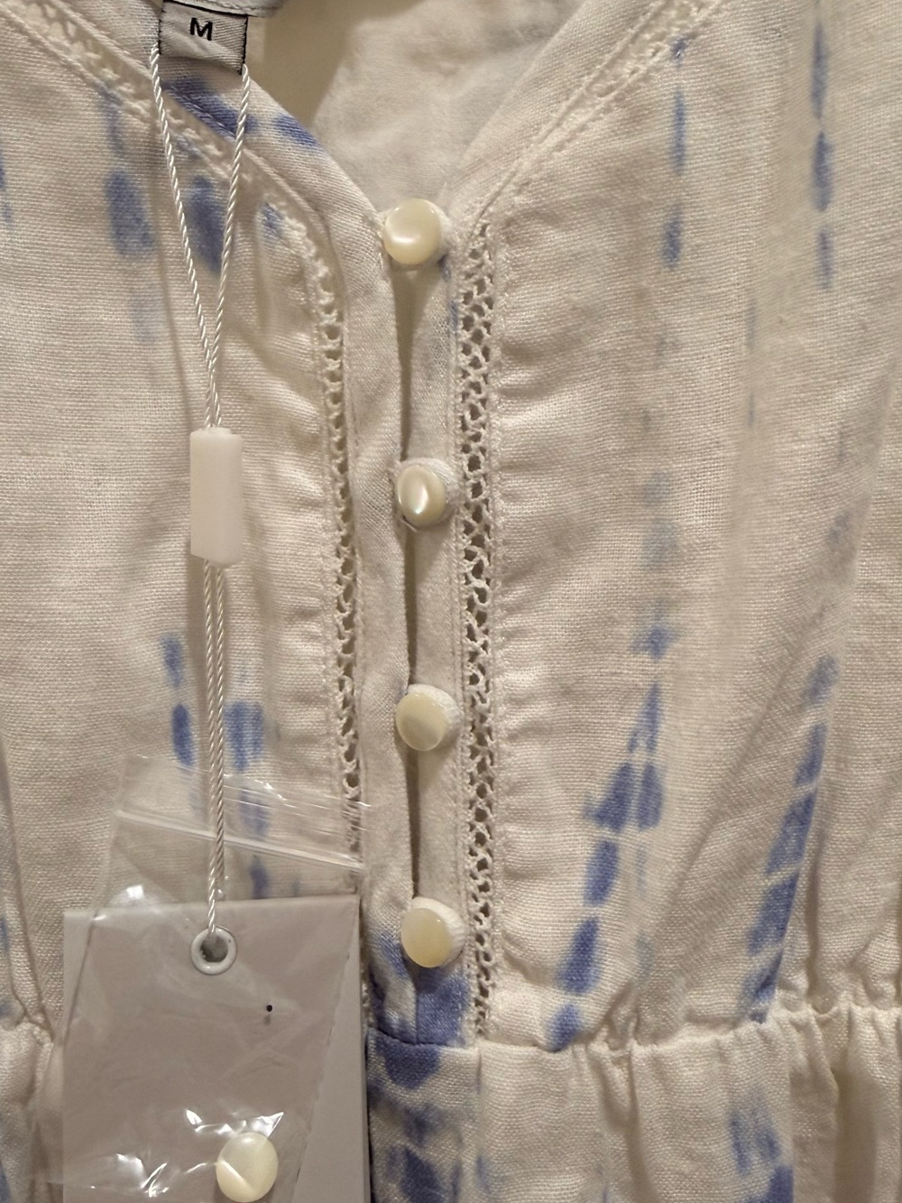 Rails Whitei and Light Blue Tie-Dye Delilah Midi Dress - Picture 5 of 5